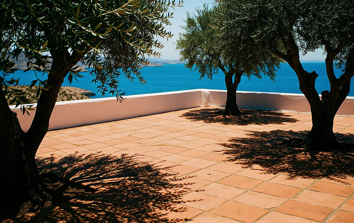 Sun-bleached textures of Greece